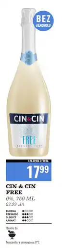 Biedronka Wino Cin&Cin Free oferta