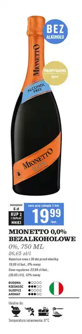 Biedronka Wino Mionetto 0.0% oferta