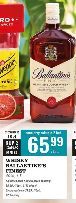 Biedronka Whisky Ballantine's Finest oferta