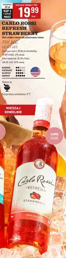 Biedronka Wino Carlo Rossi Refresh Strawberry oferta