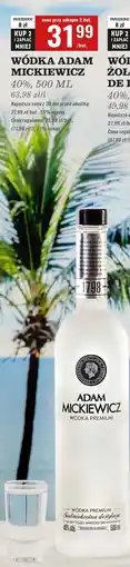 Biedronka Wódka Adam Mickiewicz oferta