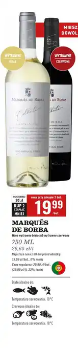 Biedronka Wino Marques De Borba Alentejo oferta