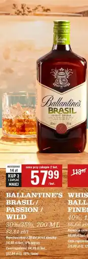 Biedronka Whisky Ballantine's Brasil oferta