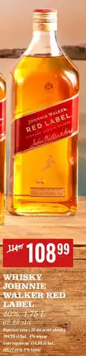 Biedronka Whisky Johnnie Walker Red Label oferta
