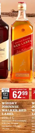 Biedronka Whisky Johnnie Walker Red Label oferta