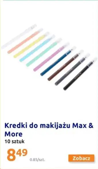 Action Kredki do makijażu Max & More oferta