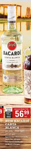 Biedronka Rum Bacardi Carta Blanca oferta