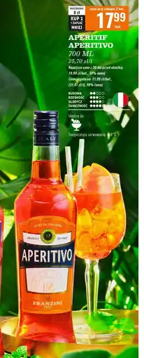 Biedronka Vermouth Aperitivo Franzini oferta