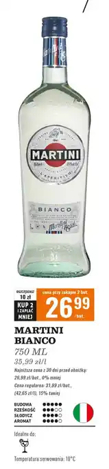 Biedronka Vermouth Martini Bianco oferta