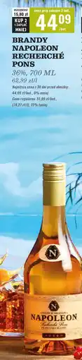 Biedronka Brandy Napoleon Recherche Pons oferta