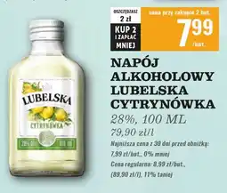 Biedronka Wódka Lubelska Cytrynówka oferta