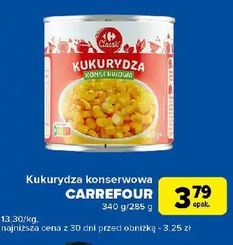 Carrefour Express Kukurydza konserwowa Carrefour Classic oferta