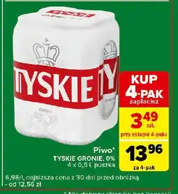 Carrefour Express Piwo Tyskie Gronie oferta