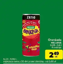 Carrefour Express Oranżada czerwona zero Hellena oferta