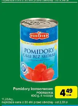 Carrefour Express Pomidory całe bez skórki Podravka oferta