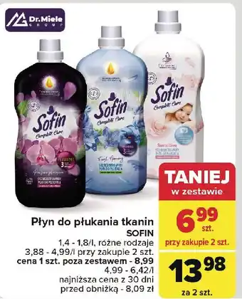 Carrefour Płyn do płukania sensitive Sofin Complete Care oferta