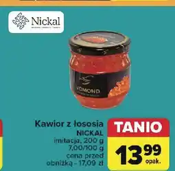 Carrefour Kawior z łososia Nickal oferta