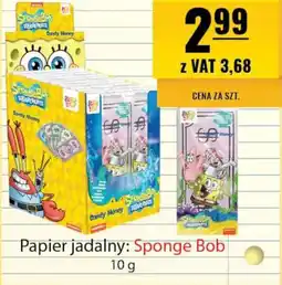 Papier jadalny: Sponge Bob 10 g