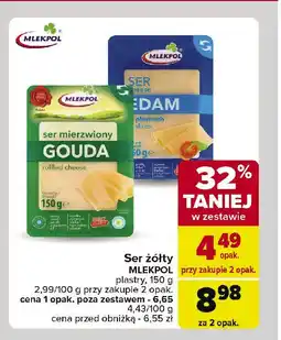 Carrefour Market Ser żółty gouda plastry oferta