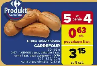 Carrefour Market Bułka śniadaniowa Carrefour oferta