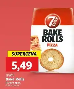 Lidl Bake rolls pizza 7 days bake rolls oferta