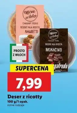 Lidl Deser amaretti Officina del dolce oferta