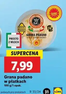 Lidl Ser grana padano w płatkach oferta