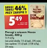 Biedronka Pierogi z mięsem Nasze smaki oferta