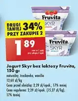 Biedronka Jogurt naturalny Fruvita oferta