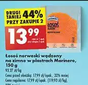Biedronka Łosoś norweski wędzony plastry Marinero oferta