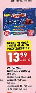 Biedronka Wafelek kakaowy Grześki mini oferta