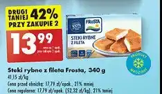 Biedronka Steki rybne z fileta Frosta oferta