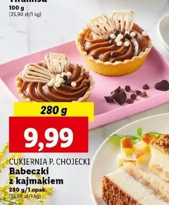 Lidl Babeczki z kajmakiem Chojecki oferta