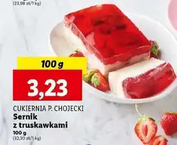 Lidl Sernik z truskawkami Chojecki oferta