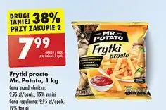 Biedronka Frytki proste Mr. potato oferta
