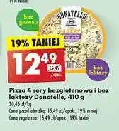 Biedronka Pizza 4 sery bez laktozy i glutenu Donatello pizza oferta