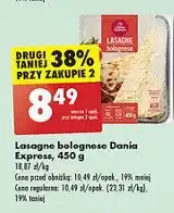 Biedronka Lasagne bolognese Danie express oferta