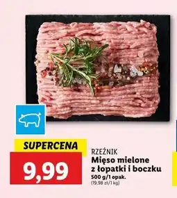 Lidl Mięso mielone z łopatki i boczku Rzeźnik codzienna dostawa oferta