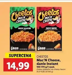 Lidl Makaron z serem mac'n cheese jalapeno Cheetos oferta
