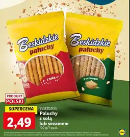 Lidl Paluchy z sezamem Aksam beskidzkie oferta