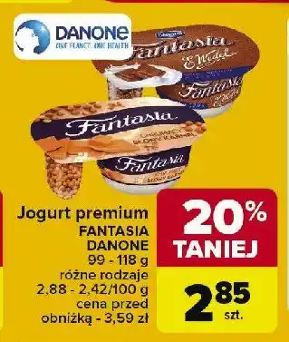 Carrefour Jogurt z mleczną czekoladą Danone fantasia e. wedel oferta