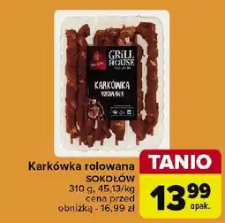 Carrefour Karkówka rolowana Sokołów grill house oferta