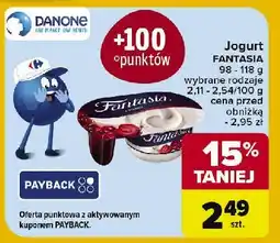 Carrefour Jogurt z wiśniami Danone fantasia oferta