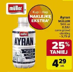 Carrefour Napoj Muller ayran oferta