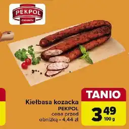 Carrefour Kiełbasa kozacka Pekpol oferta