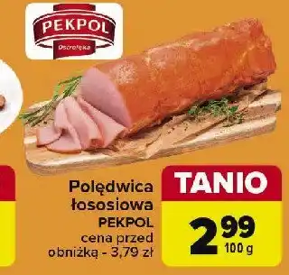 Carrefour Polędwica łososiowa Pekpol oferta