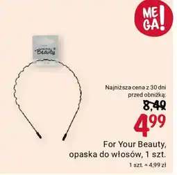 Rossmann For Your Beauty, opaska do włosów oferta