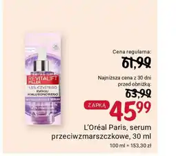 Rossmann L'Oréal Paris, serum przeciwzmarszczkowe, 30 ml oferta