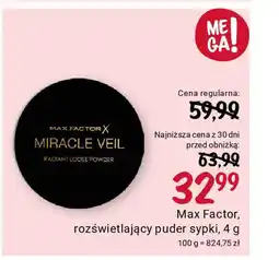 Rossmann Max Factor, rozświetlający puder sypki, 4 g oferta