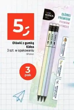 Dealz Ołówki z gumką Kidea 3 szt oferta